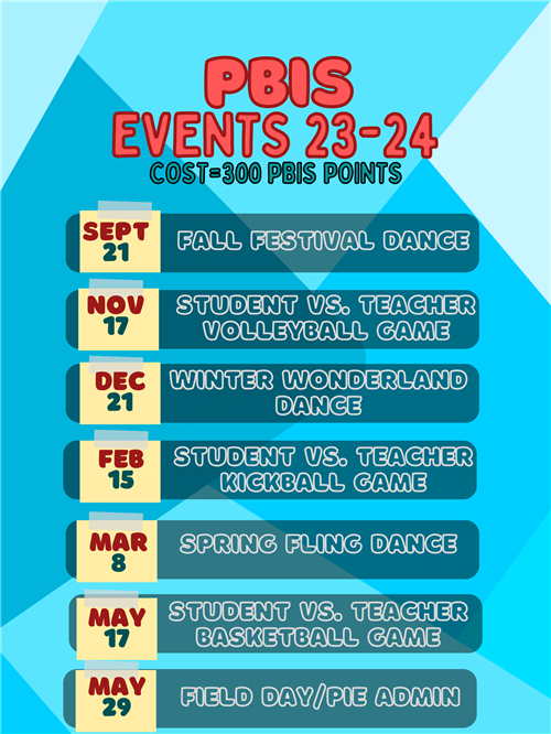 PBIS Events 23-24